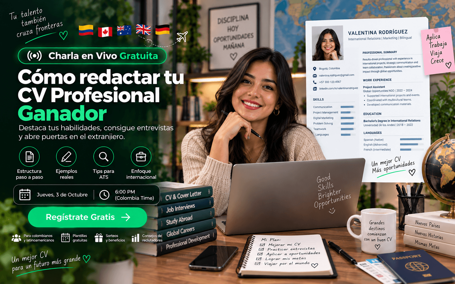 Cómo redactar tu CV Profesional Ganador
